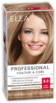 Боя за коса "Elea Proffesional Colour&Care" - № 8/0 Светло рус