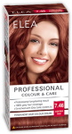 Боя за коса "Elea Proffesional Colour&Care" - № 7/46 Медно червен