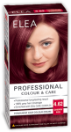 Боя за коса "Elea Proffesional Colour&Care" - № 4/62 Вишнево червен