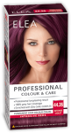 Боя за коса "Elea Proffesional Colour&Care" - № 44/26 Виолет интенз