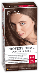 Hair Colour "Elea Proffesional Colour&Care" - № 6/0 Dark blond