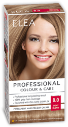 Hair Colour "Elea Proffesional Colour&Care" - № 8/0 Light Blond