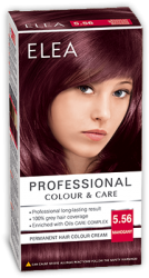 Боя за коса "Elea Proffesional Colour&Care" - № 5/56 Махагон