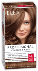 Боя за коса "Elea Proffesional Colour&Care" - № 5/57 Златно светло кафяв
