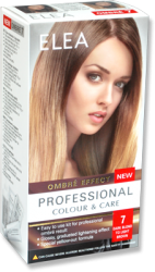Комплект "Elea Professional Colour & Care" Ombre Effect № 7 - От тъмно русо до светло кафяво